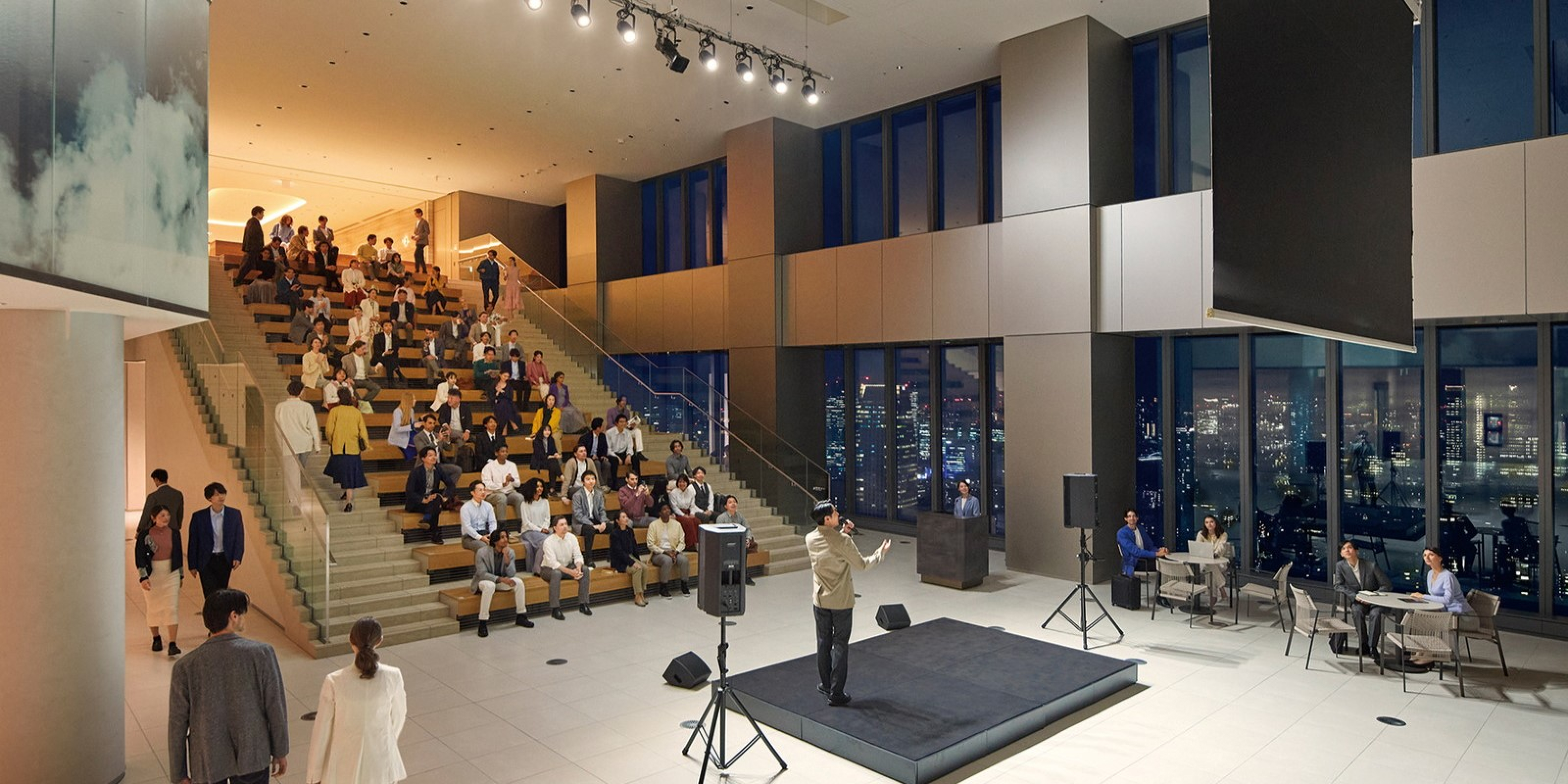 Azabudai Hills Mori JP Tower 33rd and 34th floor Sky Lobby